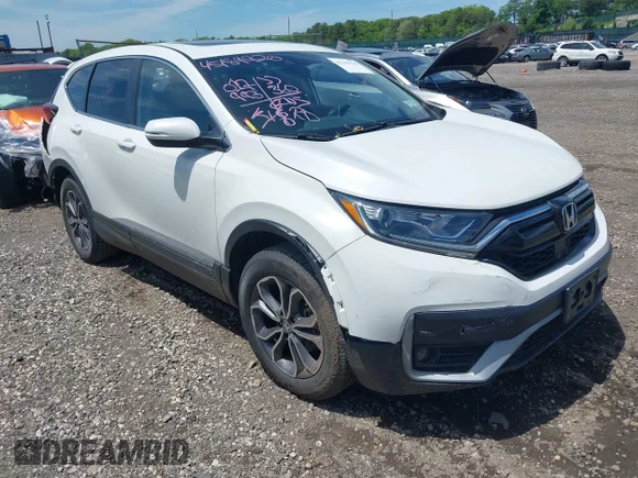 ✅ 2022 Honda CR-V EX-L • VIN: 2HKRW2H8XNH608873 • Лот: 45189920. Опубліковано раніше на IAAI з пробігом 17 993 миль. Безкоштовний доступ до архіву аукціонних продажів зі США та докладний звіт про історію автомобіля на DreamBid. Зображення 1.
