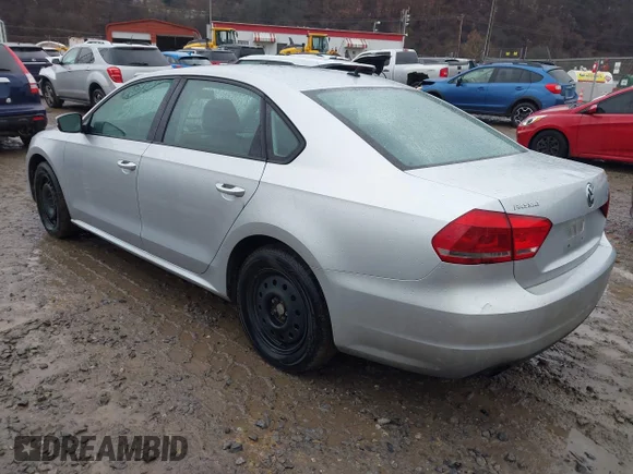 ✅ 2015 Volkswagen Passat S • VIN: 1VWAS7A35FC049845 • Lot: 43908860. Listed on IAAI with 130,975 mi. Free auction sales archive from the USA and detailed vehicle history report at DreamBid. Image 3.