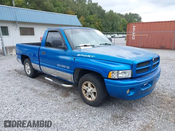 ✅ 1999 Dodge 1500 • VIN: 3B7HC16Z6XM545004 • Лот: 43290794. Опубліковано раніше на IAAI з пробігом 169 555 миль. Безкоштовний доступ до архіву аукціонних продажів зі США та докладний звіт про історію автомобіля на DreamBid. Зображення 1.