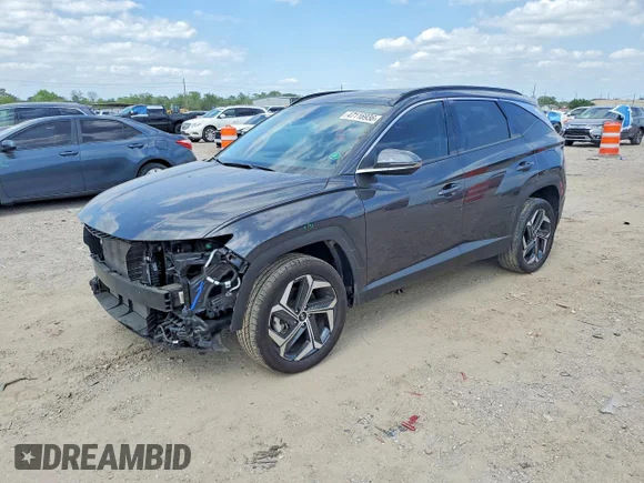✅ 2023 Hyundai Tucson Limited • VIN: 5NMJECAE4PH289086 • Lot: 47116936. Listed on Copart with 19,119 mi. Free auction sales archive from the USA and detailed vehicle history report at DreamBid. Image 1.