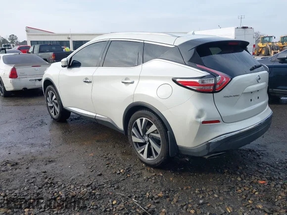 ✅ 2015 Nissan Murano Platinum • VIN: 5N1AZ2MG6FN204824 • Lot: 44120258. Wystawiony na IAAI z przebiegiem 163 958 mil. Bezpłatny archiwum sprzedaży aukcyjnych z USA i szczegółowy raport historii pojazdu na DreamBid. Zdjęcie 3.