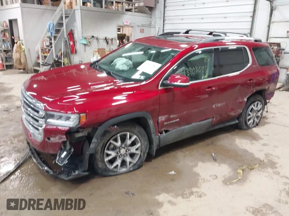 ✅ 2020 GMC Acadia SLT • VIN: 1GKKNULSXLZ165069 • Lot: 43903685. Wystawiony na IAAI z przebiegiem 30 669 mil. Bezpłatny archiwum sprzedaży aukcyjnych z USA i szczegółowy raport historii pojazdu na DreamBid. Zdjęcie 2.