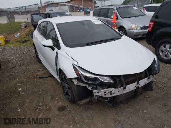 ✅ 2019 Chevrolet Cruze LT • VIN: 3G1BE6SM1KS579436 • Lot: 44941108. Listed on IAAI with 183,469 mi. Free auction sales archive from the USA and detailed vehicle history report at DreamBid. Image 1.