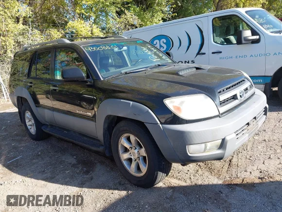 ✅ 2003 Toyota 4Runner SR5 • VIN: JTEBT14R230009202 • Lot: 43508831. Listed on IAAI with 280,496 mi. Free auction sales archive from the USA and detailed vehicle history report at DreamBid. Image 1.