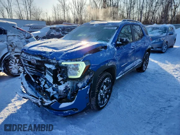 ✅ 2025 GMC Terrain AWD Elevation • VIN: 3GKALUEG9SL220420 • Lot: 75968075. Listed on Copart with 14,137 mi. Free auction sales archive from the USA and detailed vehicle history report at DreamBid. Image 1.