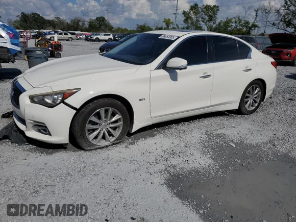 ✅ 2017 Infiniti Q50 Sport • VIN: JN1EV7AP7HM733777 • Lot: 66854905. Listed on Copart with 109,630 mi. Free auction sales archive from the USA and detailed vehicle history report at DreamBid. Image 1.