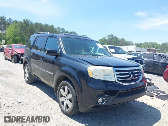✅ 2014 Honda Pilot Touring • VIN: 5FNYF3H95EB019318 • Лот: 44976672. Опубліковано раніше на IAAI з пробігом 262 633 миль. Безкоштовний доступ до архіву аукціонних продажів зі США та докладний звіт про історію автомобіля на DreamBid. Зображення 1.
