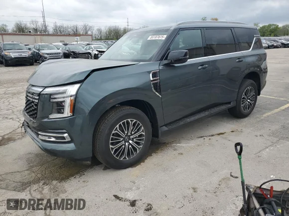 ✅ 2025 Nissan Armada SL • VIN: JN8AY3BB4S9101266 • Lot: 55107875. Wystawiony na Copart z przebiegiem Nie podano. Bezpłatny archiwum sprzedaży aukcyjnych z USA i szczegółowy raport historii pojazdu na DreamBid. Zdjęcie 1.