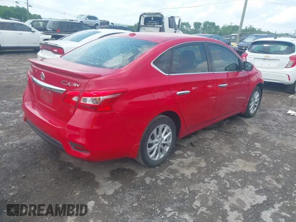 ✅ 2019 Nissan Sentra SV • VIN: 3N1AB7AP9KY233812 • Lot: 42147766. Wystawiony na IAAI z przebiegiem 83 006 mil. Bezpłatny archiwum sprzedaży aukcyjnych z USA i szczegółowy raport historii pojazdu na DreamBid. Zdjęcie 4.
