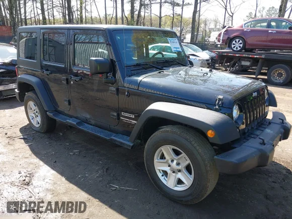 ✅ 2018 Jeep Wrangler Unlimited Sport • VIN: 1C4BJWDG7JL888844 • Lot: 41909165. Wystawiony na IAAI z przebiegiem 70 117 mil. Bezpłatny archiwum sprzedaży aukcyjnych z USA i szczegółowy raport historii pojazdu na DreamBid. Zdjęcie 1.
