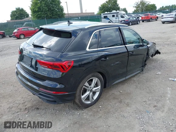 ✅ 2023 Audi Q3 S line Premium Plus • VIN: WA1EECF39P1149791 • Lot: 42706310. Wystawiony na IAAI z przebiegiem 21 347 mil. Bezpłatny archiwum sprzedaży aukcyjnych z USA i szczegółowy raport historii pojazdu na DreamBid. Zdjęcie 4.