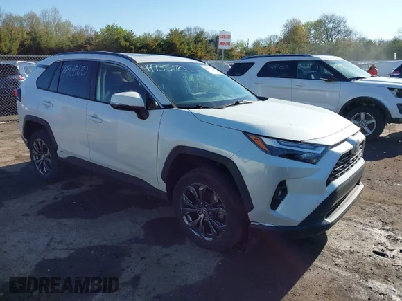 ✅ 2022 Toyota RAV4 Hybrid XLE Premium • VIN: JTMB6RFV2ND069397 • Lot: 44935170. Listed on IAAI with 58,581 mi. Free auction sales archive from the USA and detailed vehicle history report at DreamBid. Image 1.