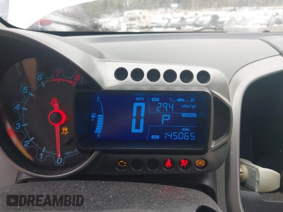 ✅ 2012 Chevrolet Sonic LT • VIN: 1G1JC5SH3C4187624 • Lot: 41891094. Wystawiony na IAAI z przebiegiem 145 065 mil. Bezpłatny archiwum sprzedaży aukcyjnych z USA i szczegółowy raport historii pojazdu na DreamBid. Zdjęcie 7.