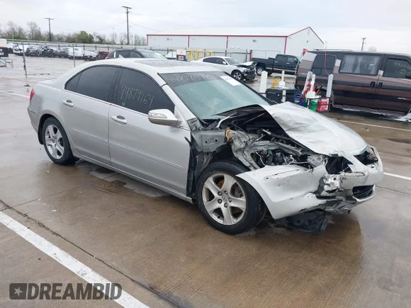 ✅ 2005 Acura RL • VIN: JH4KB16545C015763 • Lot: 44879164. Wystawiony na IAAI z przebiegiem 193 795 mil. Bezpłatny archiwum sprzedaży aukcyjnych z USA i szczegółowy raport historii pojazdu na DreamBid. Zdjęcie 1.