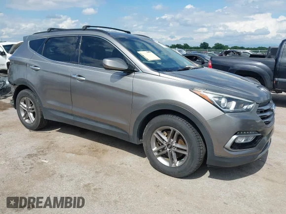 ✅ 2017 Hyundai Santa Fe 2.4L • VIN: 5NMZU3LBXHH004899 • Lot: 45371886. Listed on IAAI with 125,447 mi. Free auction sales archive from the USA and detailed vehicle history report at DreamBid. Image 1.