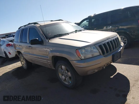 ✅ 2001 Jeep Grand Cherokee Limited • VIN: 1J4GW58N71C564653 • Лот: 45370963. Опубліковано раніше на IAAI з пробігом Не вказано. Безкоштовний доступ до архіву аукціонних продажів зі США та докладний звіт про історію автомобіля на DreamBid. Зображення 1.