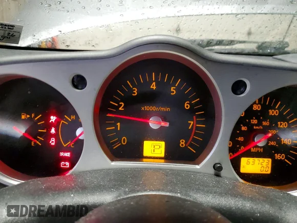 ✅ 2003 Nissan 350Z Touring • VIN: JN1AZ34E93T010100 • Lot: 72761455. Wystawiony na Copart z przebiegiem 63 723 mil. Bezpłatny archiwum sprzedaży aukcyjnych z USA i szczegółowy raport historii pojazdu na DreamBid. Zdjęcie 9.
