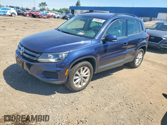 ✅ 2015 Volkswagen Tiguan SEL • VIN: WVGBV7AX8FW542415 • Lot: 55986326. Listed on Copart with 213,760 mi. Free auction sales archive from the USA and detailed vehicle history report at DreamBid. Image 1.