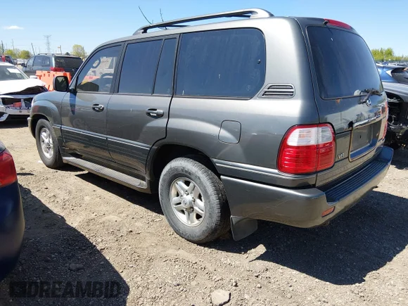 ✅ 1999 Lexus LX 470 • VIN: JT6HT00W6X0043919 • Lot: 45093239. Wystawiony na IAAI z przebiegiem 287 780 mil. Bezpłatny archiwum sprzedaży aukcyjnych z USA i szczegółowy raport historii pojazdu na DreamBid. Zdjęcie 3.