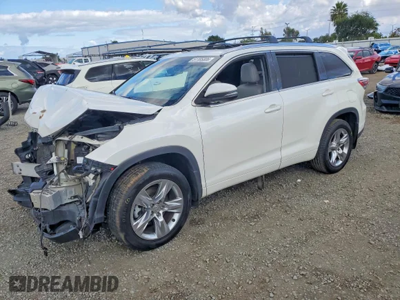 ✅ 2015 Toyota Highlander Limited Platinum • VIN: 5TDDKRFH7FS134409 • Lot: 51185306. Wystawiony na Copart z przebiegiem 124 823 mil. Bezpłatny archiwum sprzedaży aukcyjnych z USA i szczegółowy raport historii pojazdu na DreamBid. Zdjęcie 1.