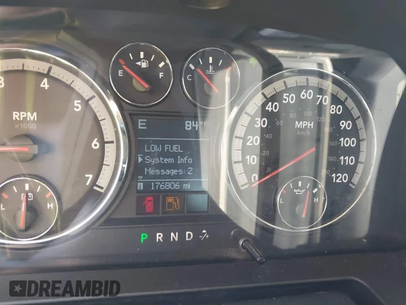 ✅ 2009 Dodge 1500 SLT • VIN: 1D3HB13T89S807741 • Лот: 45283410. Опубліковано раніше на IAAI з пробігом 176 806 миль. Безкоштовний доступ до архіву аукціонних продажів зі США та докладний звіт про історію автомобіля на DreamBid. Зображення 7.