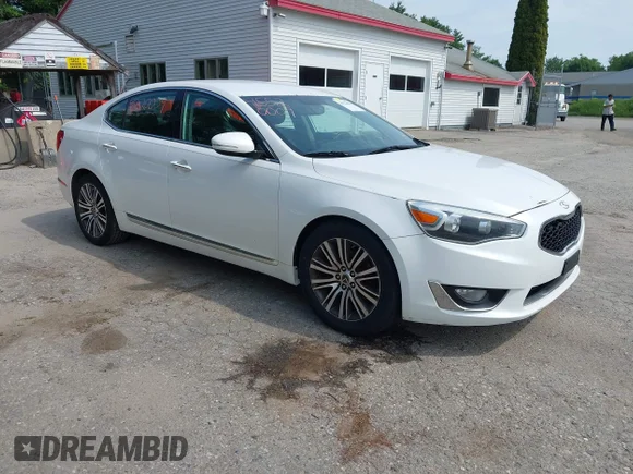 ✅ 2014 Kia Cadenza Premium • VIN: KNALN4D77E5134590 • Lot: 45520009. Wystawiony na IAAI z przebiegiem 155 286 mil. Bezpłatny archiwum sprzedaży aukcyjnych z USA i szczegółowy raport historii pojazdu na DreamBid. Zdjęcie 1.