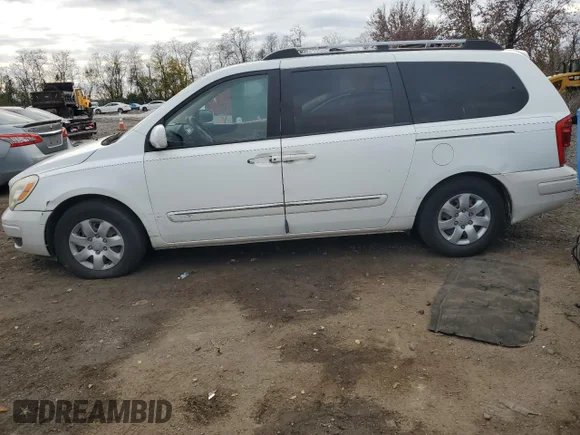 ✅ 2007 Hyundai Entourage GLS • VIN: KNDMC233976040045 • Лот: 81140464. Опубликован ранее на Copart с пробегом 182 854 миль. Бесплатный доступ к архиву аукционных продаж из США и подробный отчёт об истории автомобиля на DreamBid. Изображение 2.