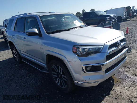 ✅ 2016 Toyota 4Runner Trail • VIN: JTEBU5JR9G5278993 • Lot: 45341640. Listed on IAAI with 159,368 mi. Free auction sales archive from the USA and detailed vehicle history report at DreamBid. Image 1.
