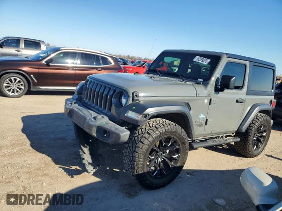 ✅ 2020 Jeep Wrangler Sport S • VIN: 1C4GJXAN7LW302692 • Lot: 76399095. Listed on Copart with 24,849 mi. Free auction sales archive from the USA and detailed vehicle history report at DreamBid. Image 1.