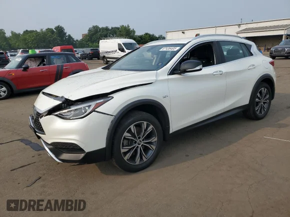 ✅ 2018 Infiniti QX30 Luxury • VIN: SJKCH5CR9JA055391 • Лот: 67436405. Опубліковано раніше на Copart з пробігом 64 608 миль. Безкоштовний доступ до архіву аукціонних продажів зі США та докладний звіт про історію автомобіля на DreamBid. Зображення 1.