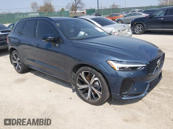 ✅ 2024 Volvo XC60 Ultimate Dark Theme • VIN: YV4L12RM2R1791566 • Lot: 44701443. Listed on IAAI with 23,902 mi. Free auction sales archive from the USA and detailed vehicle history report at DreamBid. Image 1.