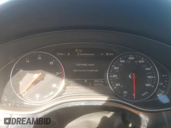 ✅ 2012 Audi A7 Prestige • VIN: WAUSGAFC3CN004608 • Лот: 46116465. Опубликован ранее на Copart с пробегом 183 732 миль. Бесплатный доступ к архиву аукционных продаж из США и подробный отчёт об истории автомобиля на DreamBid. Изображение 9.