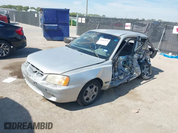 ✅ 2002 Hyundai Accent GS • VIN: KMHCG35C32U179011 • Lot: 43468979. Wystawiony na IAAI z przebiegiem 244 903 mil. Bezpłatny archiwum sprzedaży aukcyjnych z USA i szczegółowy raport historii pojazdu na DreamBid. Zdjęcie 2.