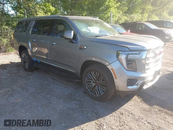 ✅ 2026 GMC Yukon XL Elevation • VIN: 1GKS2GKD6TR231307 • Lot: 44880315. Listed on IAAI with 4,677 mi. Free auction sales archive from the USA and detailed vehicle history report at DreamBid. Image 1.