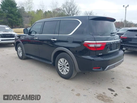 ✅ 2022 Nissan Armada SV • VIN: JN8AY2AD0N9678250 • Lot: 45003387. Wystawiony na IAAI z przebiegiem 76 828 mil. Bezpłatny archiwum sprzedaży aukcyjnych z USA i szczegółowy raport historii pojazdu na DreamBid. Zdjęcie 3.