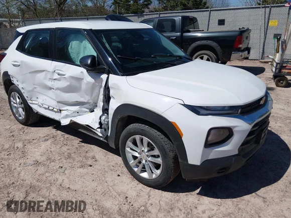 ✅ 2022 Chevrolet TrailBlazer LS • VIN: KL79MNSL9NB085932 • Lot: 44921257. Listed on IAAI with 71,163 mi. Free auction sales archive from the USA and detailed vehicle history report at DreamBid. Image 1.