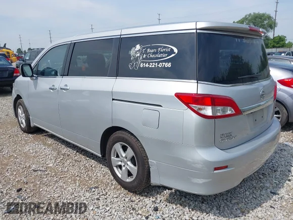 ✅ 2012 Nissan Quest SL • VIN: JN8AE2KP8C9047924 • Lot: 42794868. Wystawiony na IAAI z przebiegiem 355 860 mil. Bezpłatny archiwum sprzedaży aukcyjnych z USA i szczegółowy raport historii pojazdu na DreamBid. Zdjęcie 3.