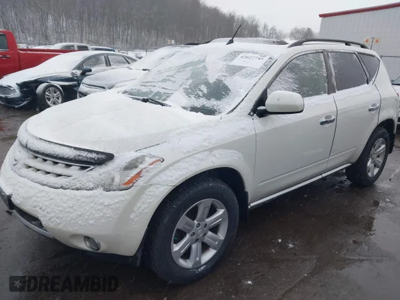 ✅ 2006 Nissan Murano SE • VIN: JN8AZ08W86W506575 • Lot: 43627745. Wystawiony na IAAI z przebiegiem 344 883 mil. Bezpłatny archiwum sprzedaży aukcyjnych z USA i szczegółowy raport historii pojazdu na DreamBid. Zdjęcie 2.