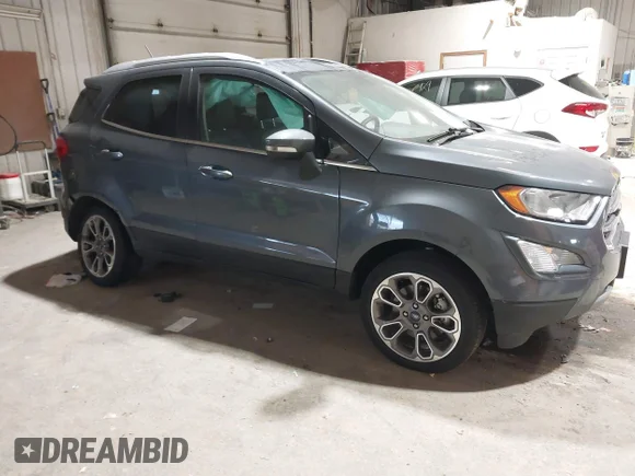 ✅ 2021 Ford EcoSport Titanium • VIN: MAJ6S3KL6MC398208 • Lot: 41770252. Wystawiony na IAAI z przebiegiem 78 569 mil. Bezpłatny archiwum sprzedaży aukcyjnych z USA i szczegółowy raport historii pojazdu na DreamBid. Zdjęcie 1.