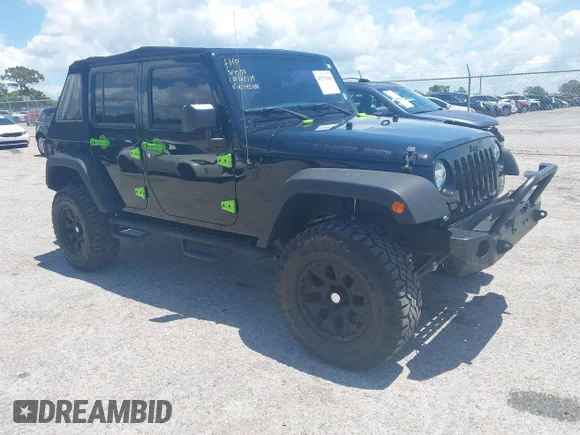 ✅ 2015 Jeep Wrangler Unlimited Sport • VIN: 1C4BJWDG3FL745476 • Lot: 45176460. Wystawiony na IAAI z przebiegiem 55 478 mil. Bezpłatny archiwum sprzedaży aukcyjnych z USA i szczegółowy raport historii pojazdu na DreamBid. Zdjęcie 1.