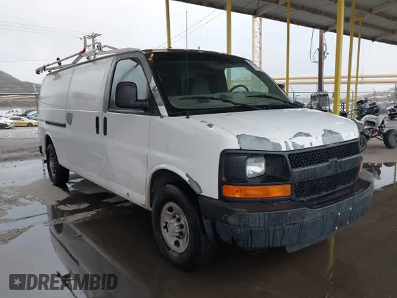 ✅ 2007 Chevrolet Express Cargo • VIN: 1GCHG39U971198684 • Лот: 43746407. Опубліковано раніше на IAAI з пробігом 195 159 миль. Безкоштовний доступ до архіву аукціонних продажів зі США та докладний звіт про історію автомобіля на DreamBid. Зображення 1.