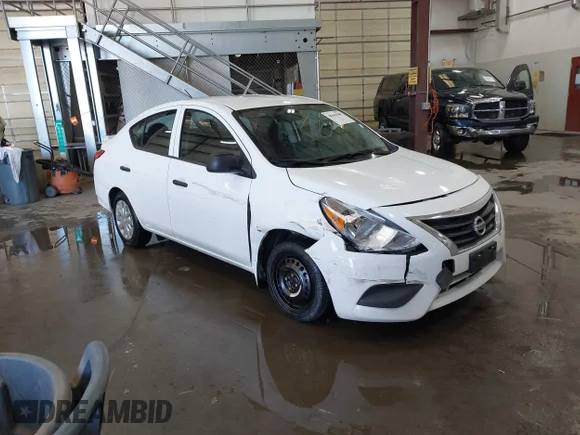 ✅ 2015 Nissan Versa S • VIN: 3N1CN7AP7FL829584 • Lot: 44661808. Listed on IAAI with 64,091 mi. Free auction sales archive from the USA and detailed vehicle history report at DreamBid. Image 1.