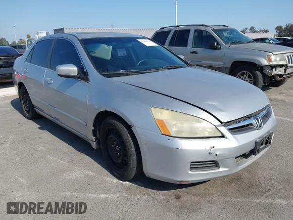 ✅ 2006 Honda Accord EX-L • VIN: 1HGCM66576A000105 • Lot: 45304194. Listed on IAAI with 225,585 mi. Free auction sales archive from the USA and detailed vehicle history report at DreamBid. Image 1.
