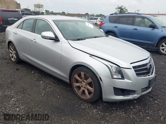 ✅ 2014 Cadillac ATS Luxury RWD • VIN: 1G6AB5RA6E0190601 • Lot: 45434086. Listed on IAAI with 168,425 mi. Free auction sales archive from the USA and detailed vehicle history report at DreamBid. Image 1.