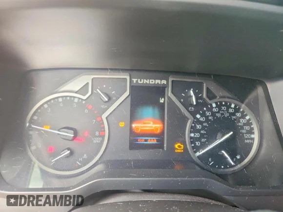 ✅ 2025 Toyota Tundra SR5 • VIN: 5TFLA5ABXSX048588 • Lot: 74290525. Wystawiony na Copart z przebiegiem 5 975 mil. Bezpłatny archiwum sprzedaży aukcyjnych z USA i szczegółowy raport historii pojazdu na DreamBid. Zdjęcie 9.
