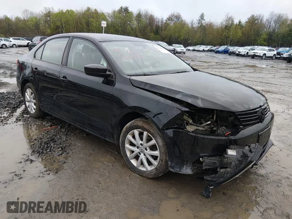 ✅ 2014 Volkswagen Jetta S • VIN: 3VW2K7AJ5EM438209 • Lot: 45102610. Listed on IAAI with 117,056 mi. Free auction sales archive from the USA and detailed vehicle history report at DreamBid. Image 1.