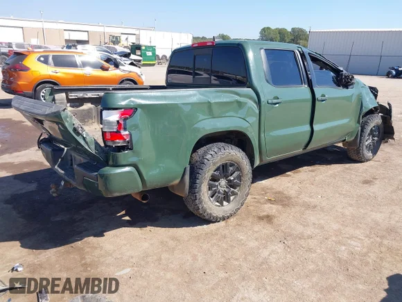 ✅ 2022 Nissan Frontier S • VIN: 1N6ED1EK3NN631293 • Lot: 43416983. Wystawiony na IAAI z przebiegiem 95 551 mil. Bezpłatny archiwum sprzedaży aukcyjnych z USA i szczegółowy raport historii pojazdu na DreamBid. Zdjęcie 4.