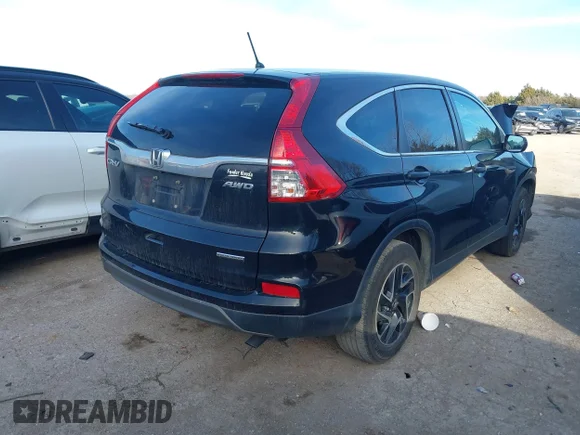 ✅ 2016 Honda CR-V SE • VIN: 5J6RM4H4XGL029647 • Lot: 44383942. Wystawiony na IAAI z przebiegiem Nie podano. Bezpłatny archiwum sprzedaży aukcyjnych z USA i szczegółowy raport historii pojazdu na DreamBid. Zdjęcie 4.