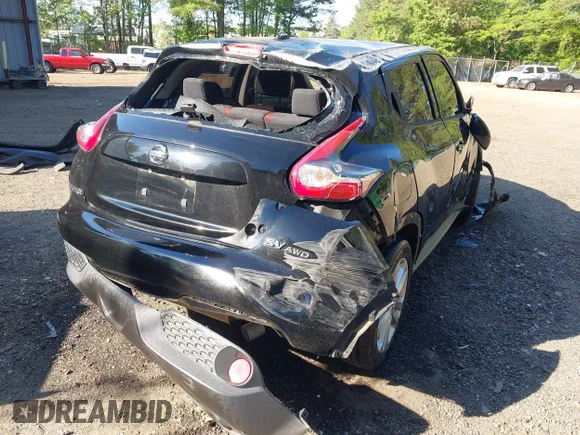✅ 2015 Nissan Juke S • VIN: JN8AF5MV1FT560241 • Lot: 44994576. Wystawiony na IAAI z przebiegiem 152 080 mil. Bezpłatny archiwum sprzedaży aukcyjnych z USA i szczegółowy raport historii pojazdu na DreamBid. Zdjęcie 4.
