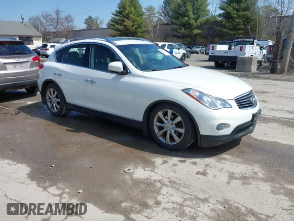 ✅ 2012 Infiniti EX Journey • VIN: JN1AJ0HR7CM451544 • Lot: 42037474. Listed on IAAI with 78,150 mi. Free auction sales archive from the USA and detailed vehicle history report at DreamBid. Image 1.